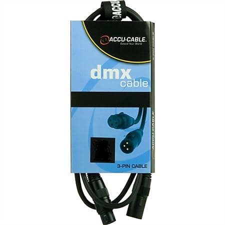 ADJ AC3PDMX10 3-контактный кабель DMX 10 футов American DJ AC3PDMX10 3 Pin DMX Cable 10 Foot music editing line double five pin cable electronic keyboard 1 5 m 3 m midi cable