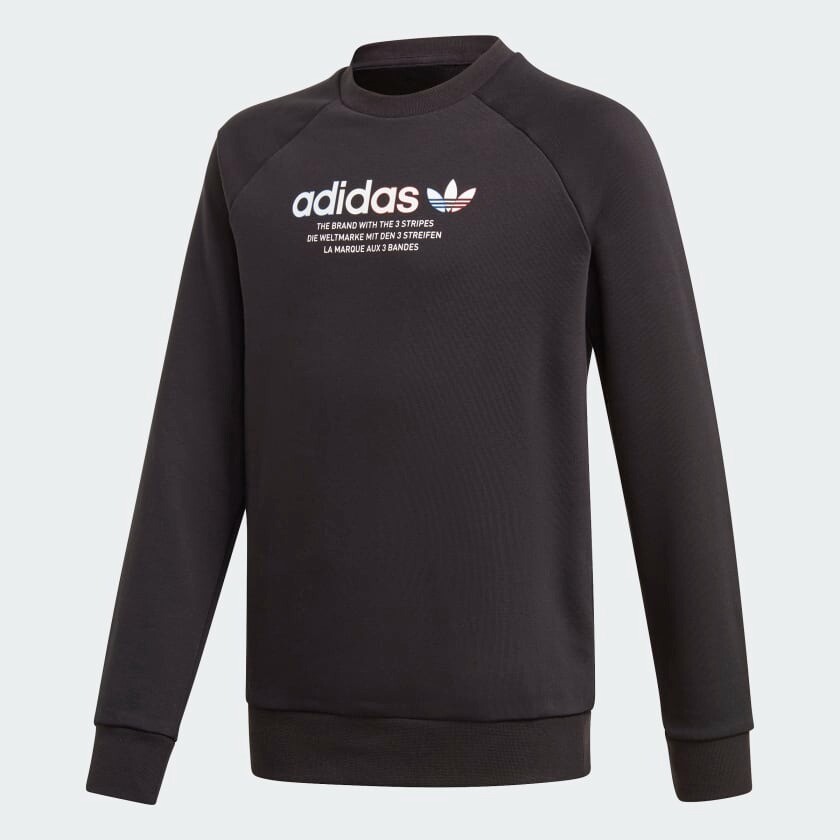 

Свитшот Adidas Originals Adicolor Crew, черный