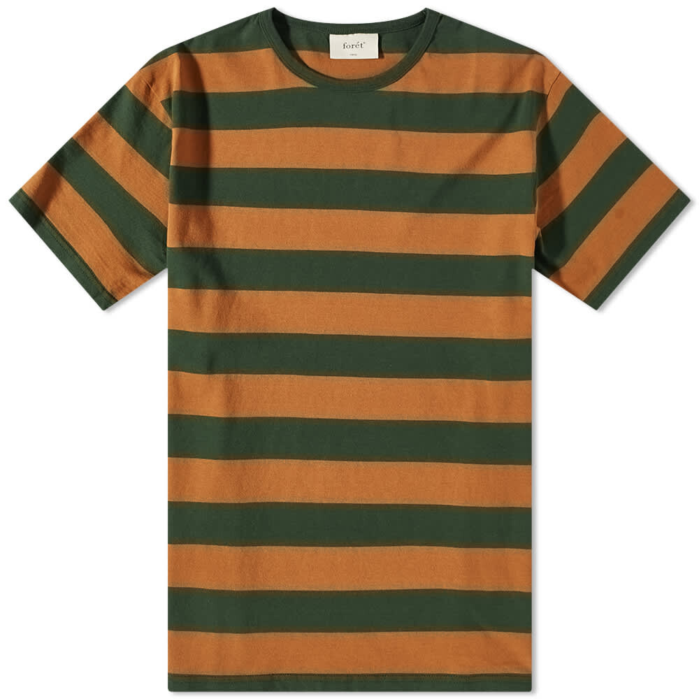 

Футболка Foret Willow Stripe Tee, Коричневый