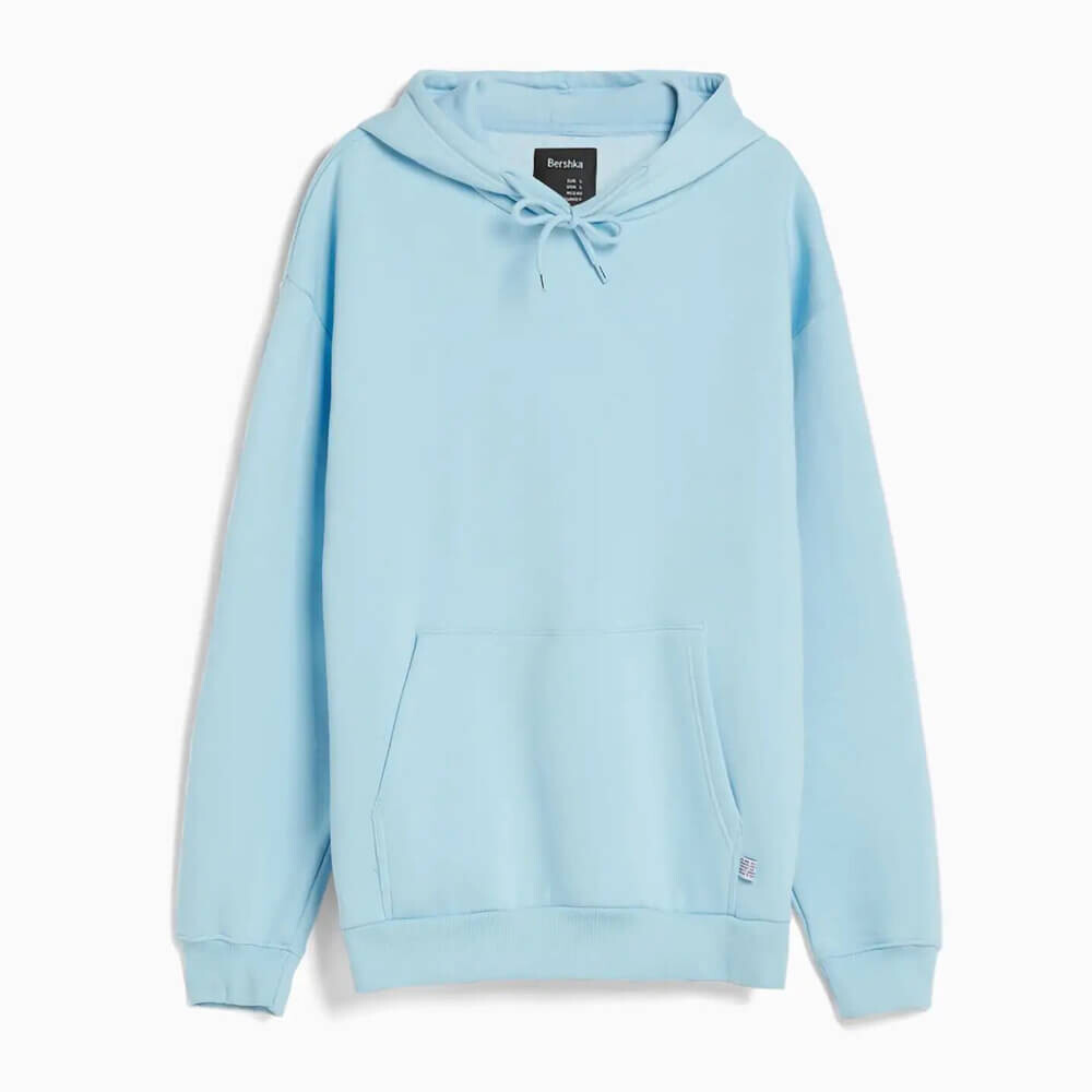 

Толстовка Bershka Oversize, голубой