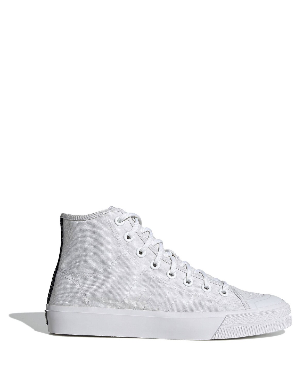 

Бело-черные высокие кроссовки adidas Originals Nizza High Top