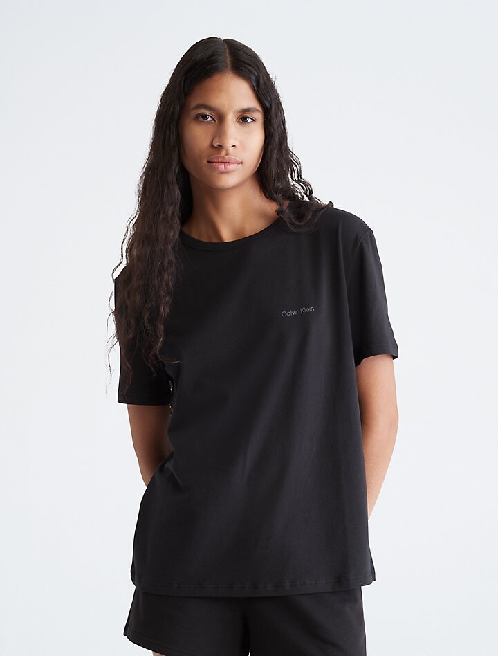 

Футболка с круглым вырезом Modern Cotton Lounge Calvin Klein, черный