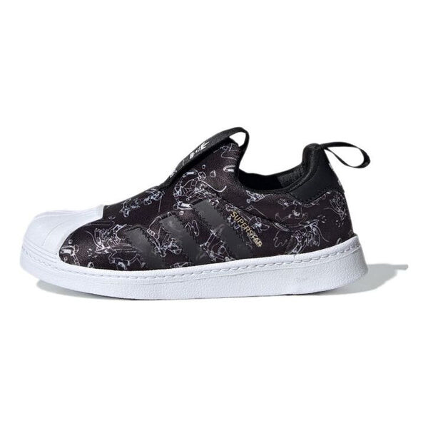 

Кроссовки Adidas Disney x Superstar 360 J 'Goofy - Black', Черный