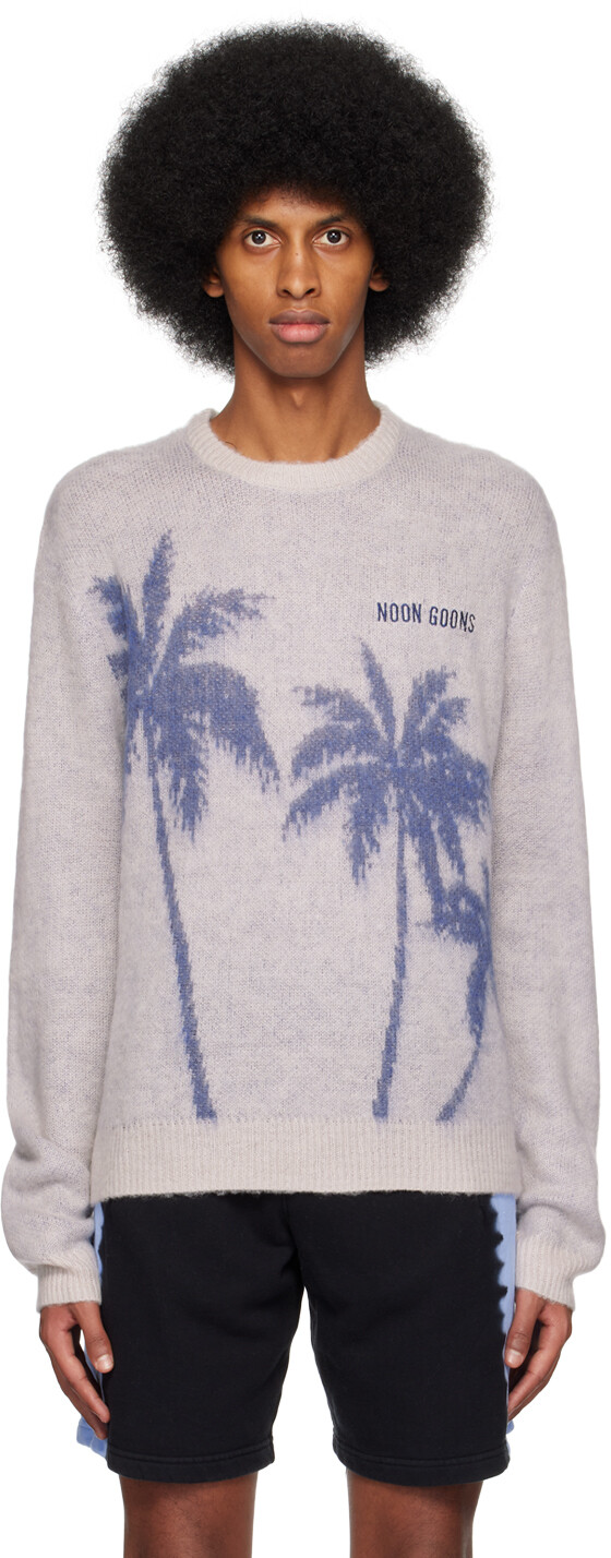 

Эксклюзивный свитер Off-White Palms от SSENSE Noon Goons, Серый