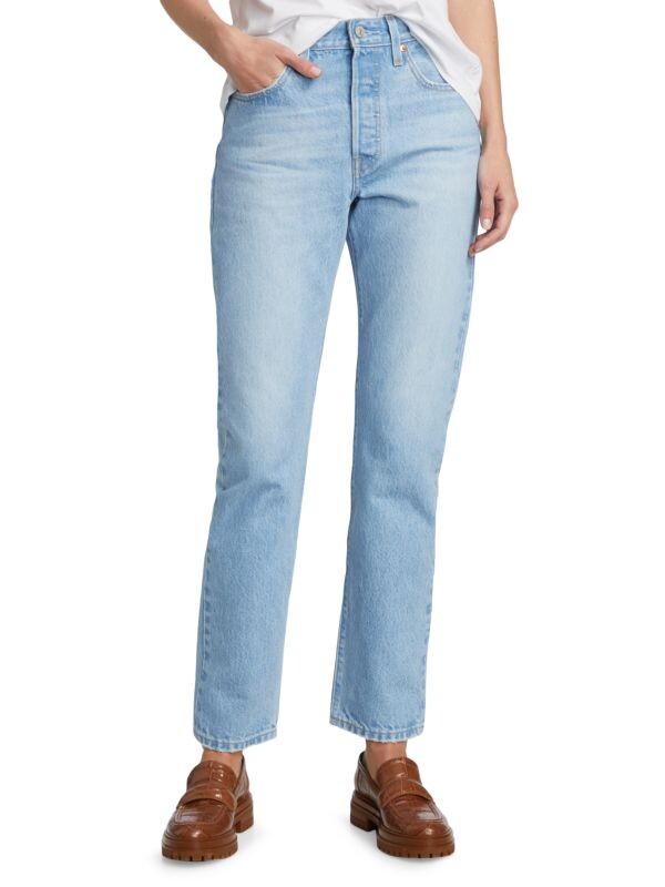 

Джинсы Levi's с длинным низом, голубой
