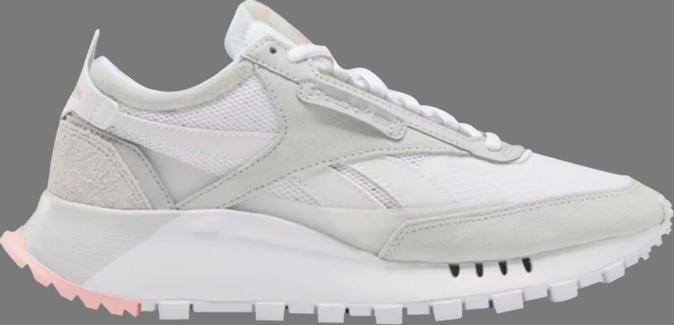 Кроссовки wmns classic leather legacy 'white pure grey' Reebok, белый - фото