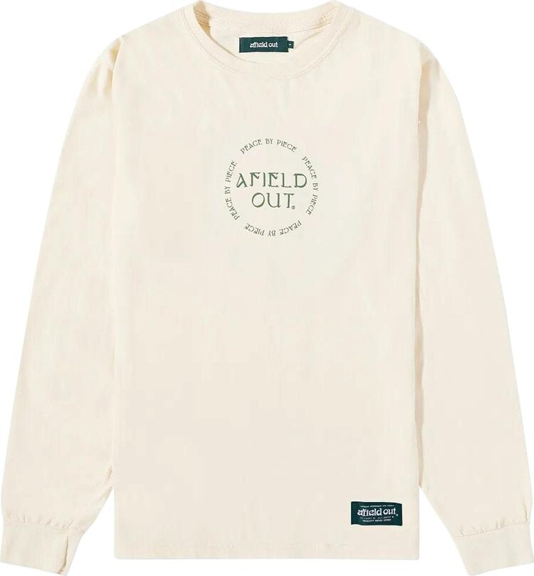 

Футболка Afield Out Peace Long-Sleeve T-Shirt 'Ivory', кремовый