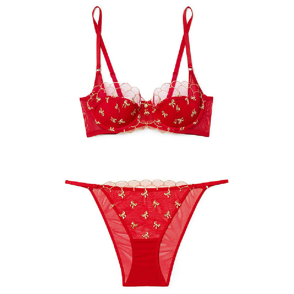 

Бюстгальтер Adore Me Bettie Balconette Cherry, красный
