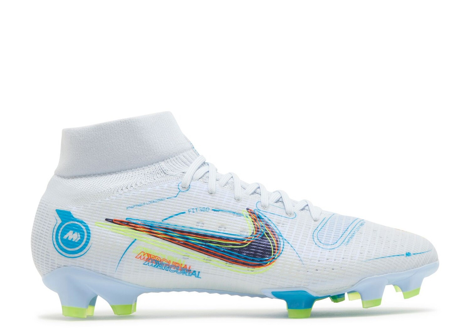 

Кроссовки Nike Mercurial Superfly 8 Pro Fg 'Grey Light Marine', серый