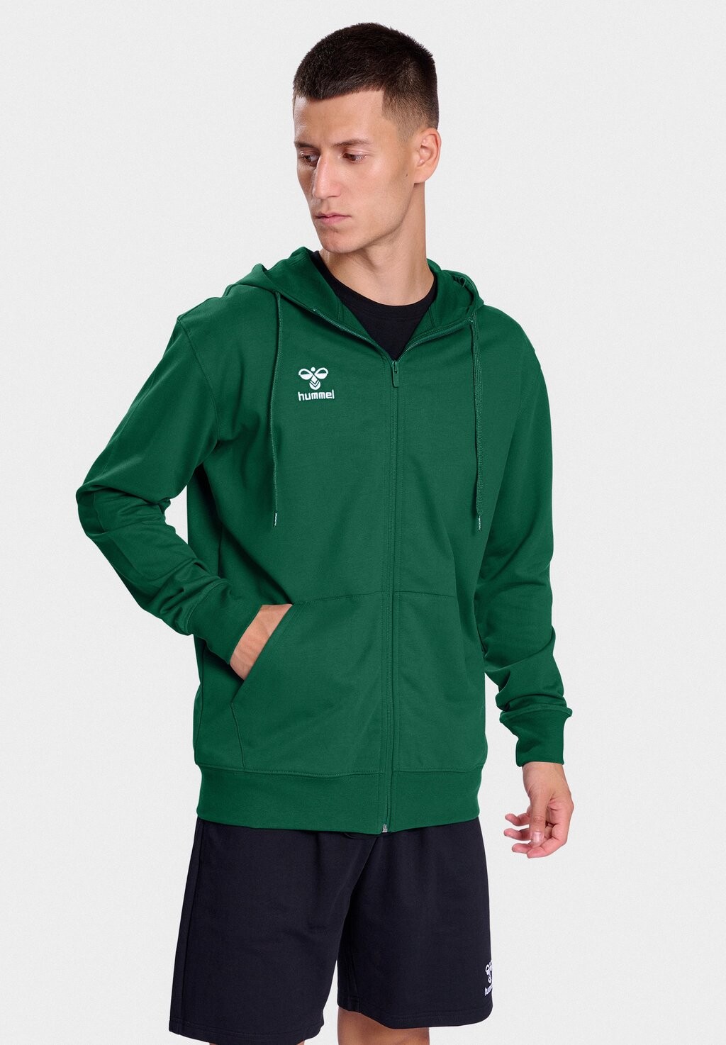 

Толстовка на молнии Hummel, зеленый
