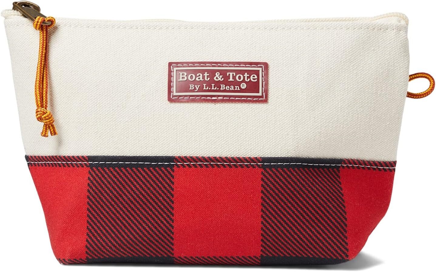 

Косметичка Maine Canvas Zip Pouches L.L.Bean, цвет Mountain Red Buffalo