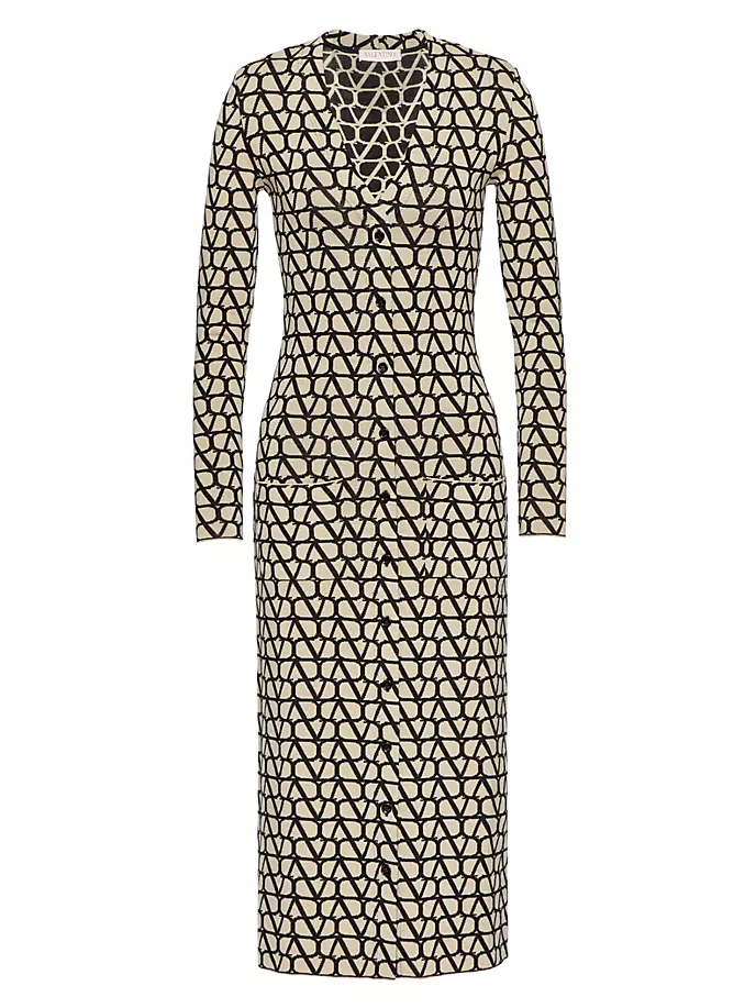 

Шерстяной кардиган Toile Iconographe Valentino Garavani, черный