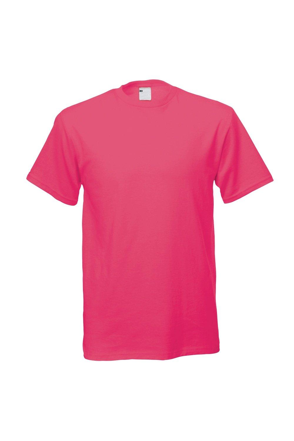 Повседневная футболка с коротким рукавом Universal Textiles, розовый мужская футболка веселый космонавт 2xl серый меланж