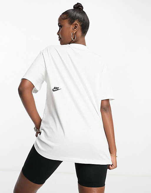 

Белая футболка бойфренда с логотипом Nike Dance, Белый