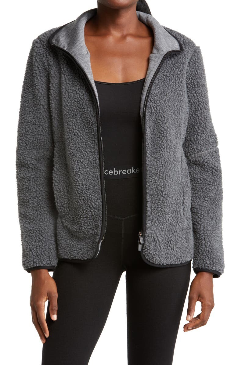 

Флисовая куртка на молнии RealFleece из шерсти мериноса ICEBREAKER
