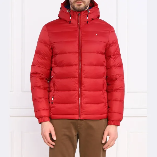 

Стеганая куртка классического кроя Tommy Hilfiger, красный
