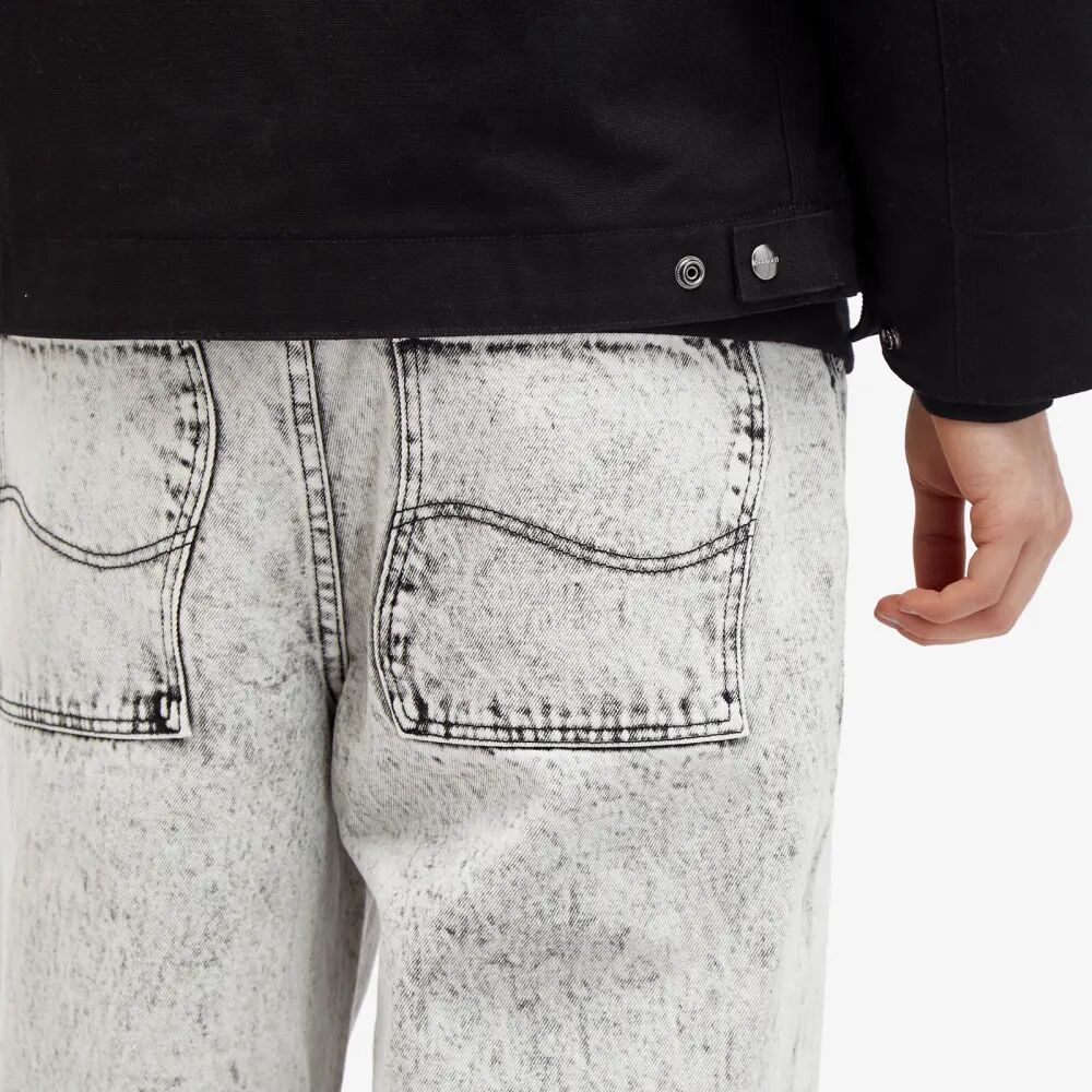 Dime Классические мешковатые джинсовые брюки, белый