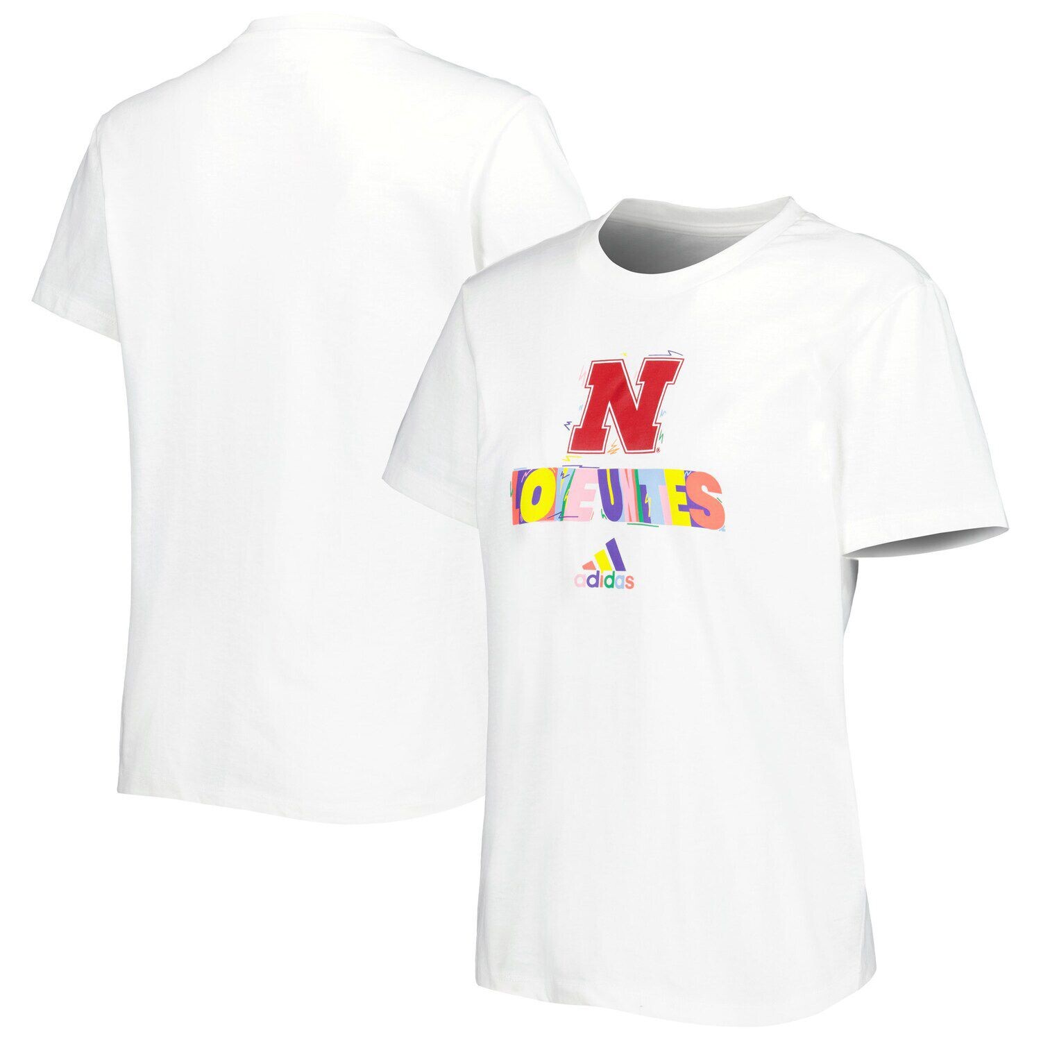 

Женская футболка adidas White Nebraska Huskers Fresh Pride adidas