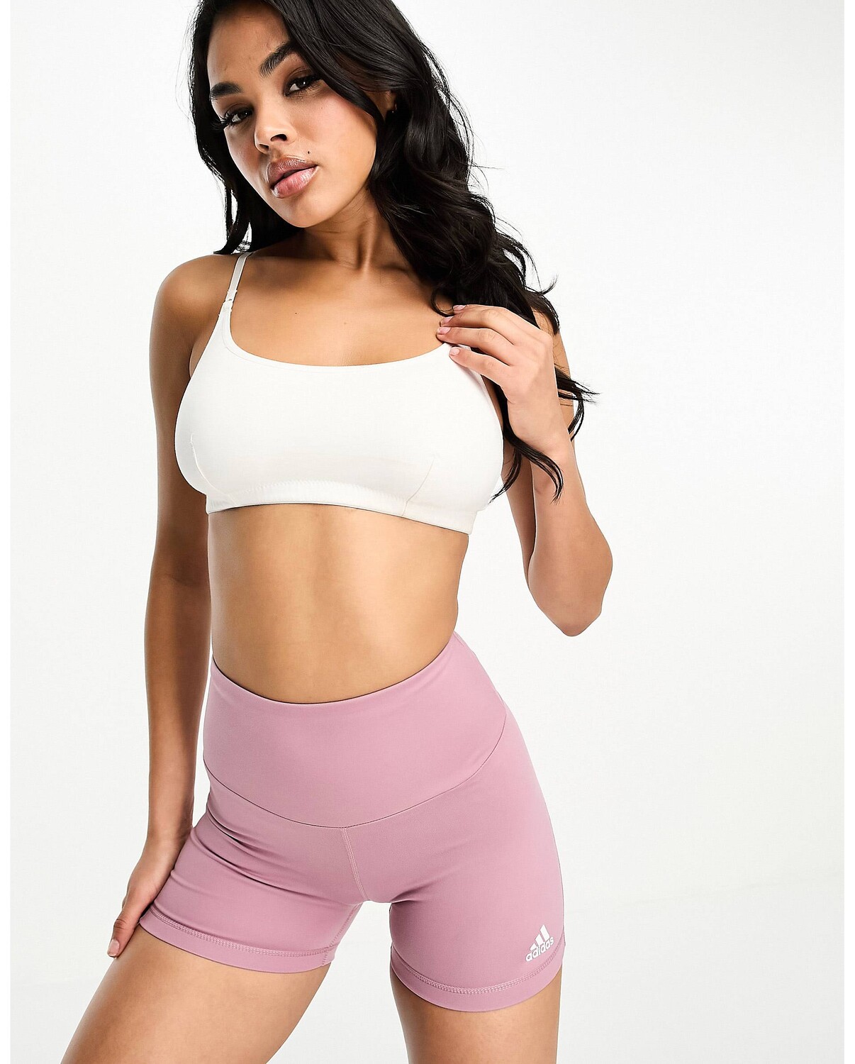 

Розовые шорты-леггинсы adidas Yoga Essential adidas performance