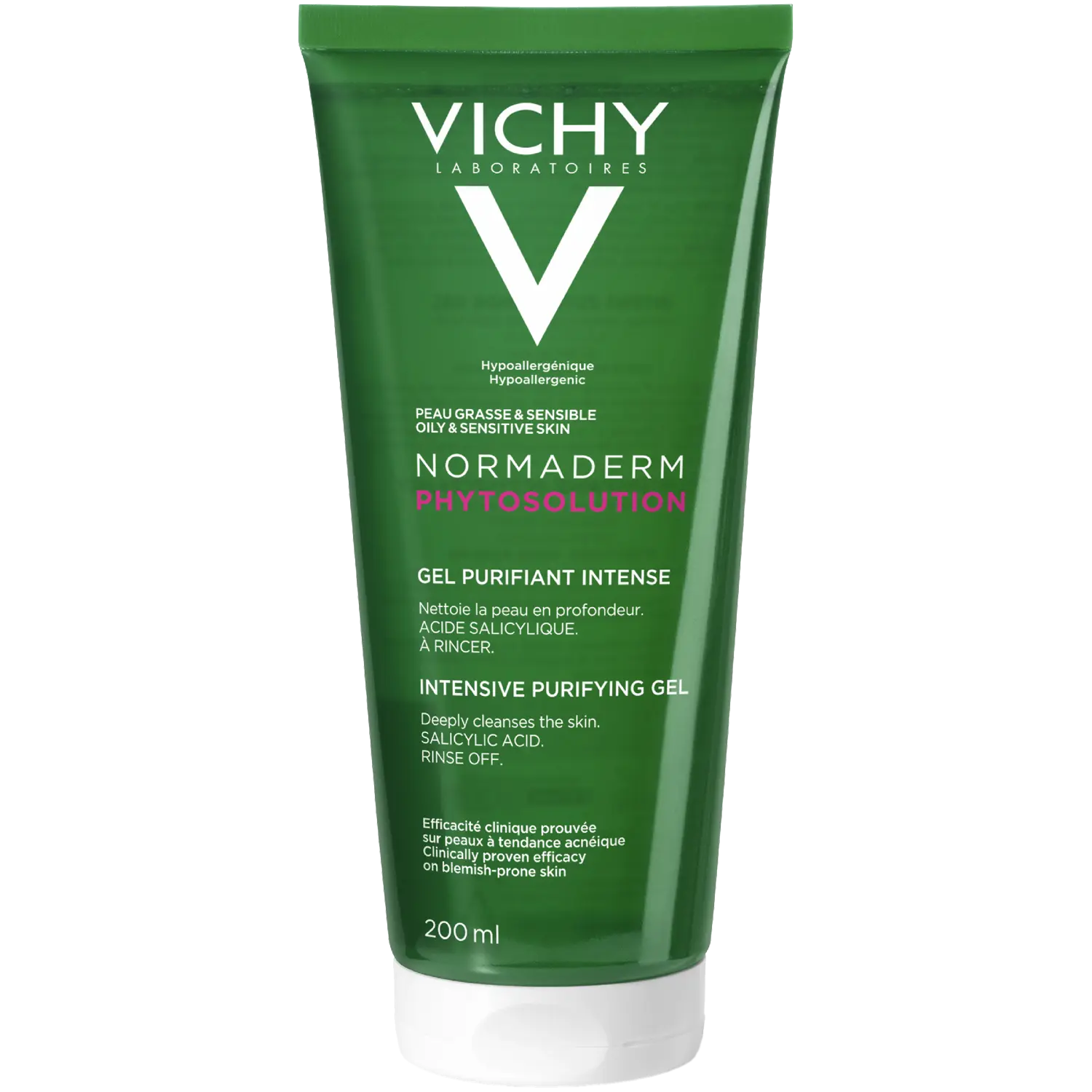 цена Vichy Normaderm Phytosolution гель для глубокого очищения лица, 200 мл