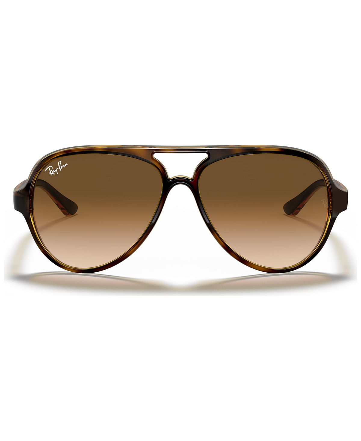 солнцезащитные очки ray ban авиаторы оправа металл складные с защитой от уф золотой Солнцезащитные очки, rb4125 cats 5000 Ray-Ban