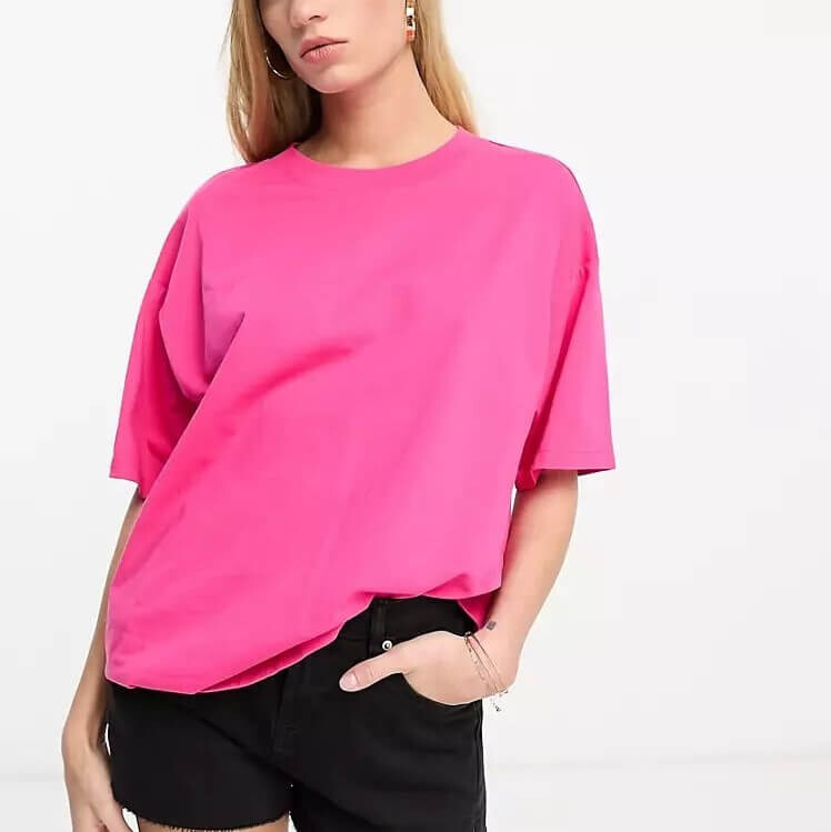 

Футболка Asos Design Oversized, розовый
