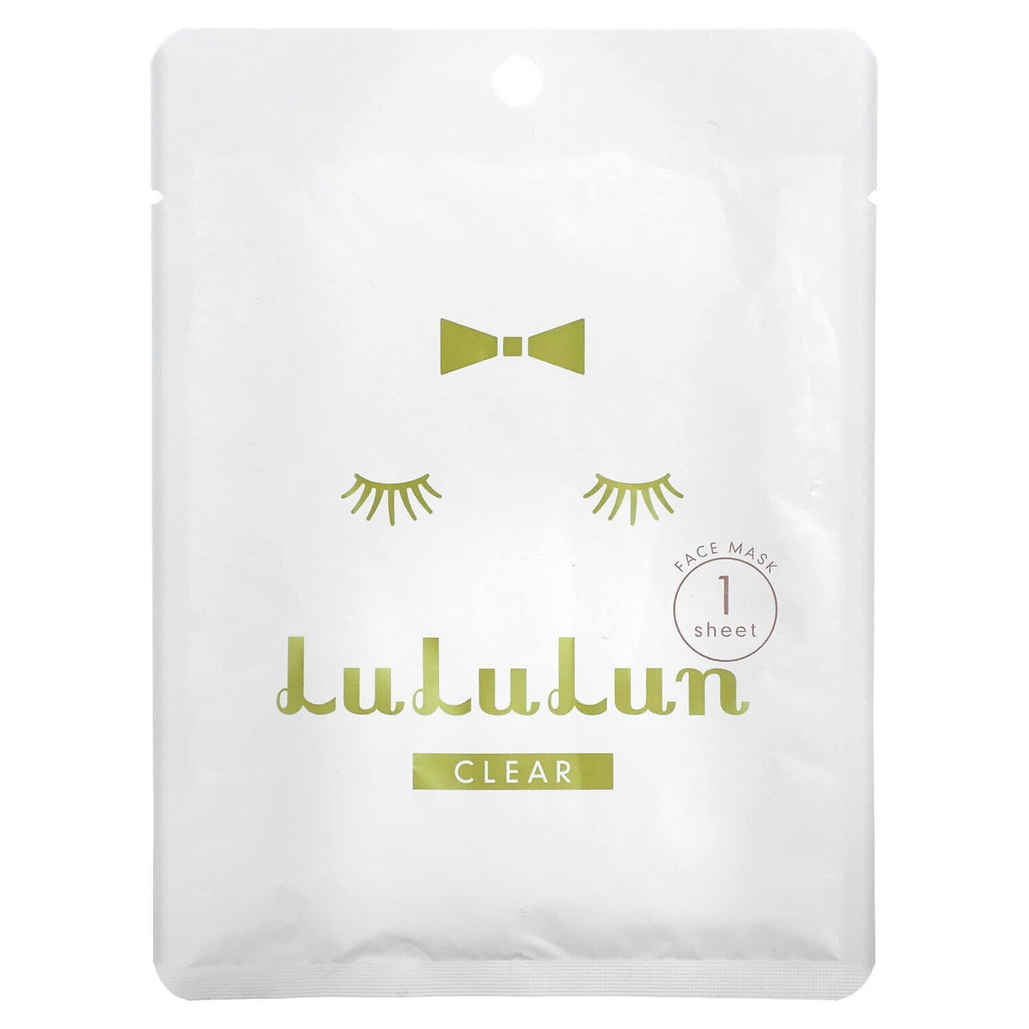 

Косметическая Маска Lululun 5F для лица, белая, 22 мл