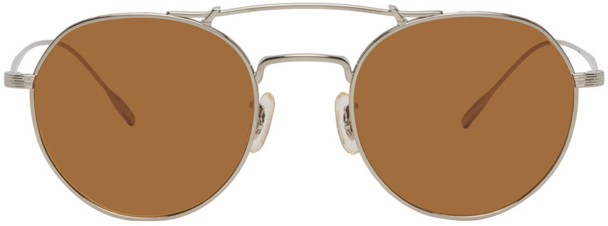 

Серебряные солнцезащитные очки Reymont Oliver Peoples