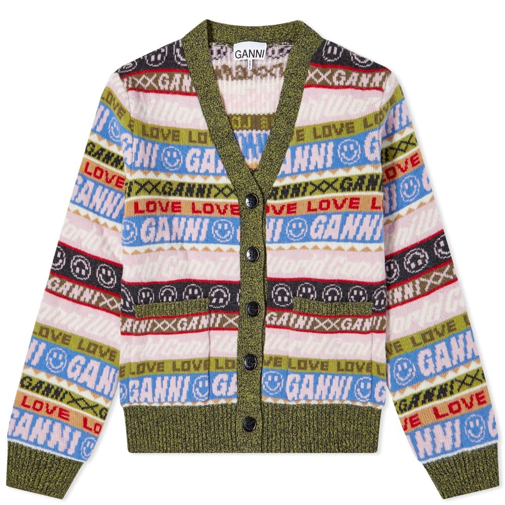 

Джемпер GANNI Graphic Logo Cardigan