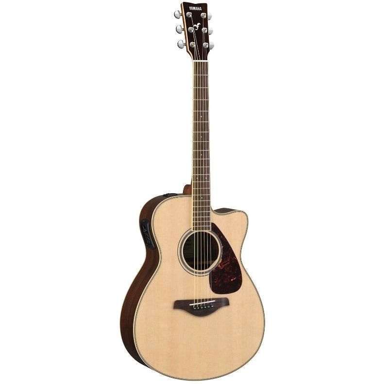 цена Электроакустическая Гитара Yamaha FSX-800C концертная с вырезом, natural