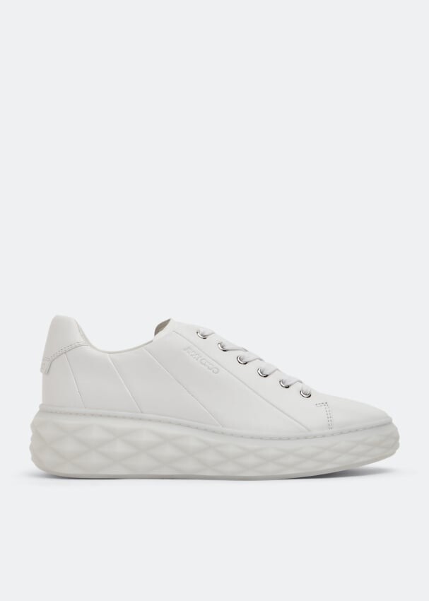 

Кроссовки JIMMY CHOO Diamond Light Maxi sneakers, белый