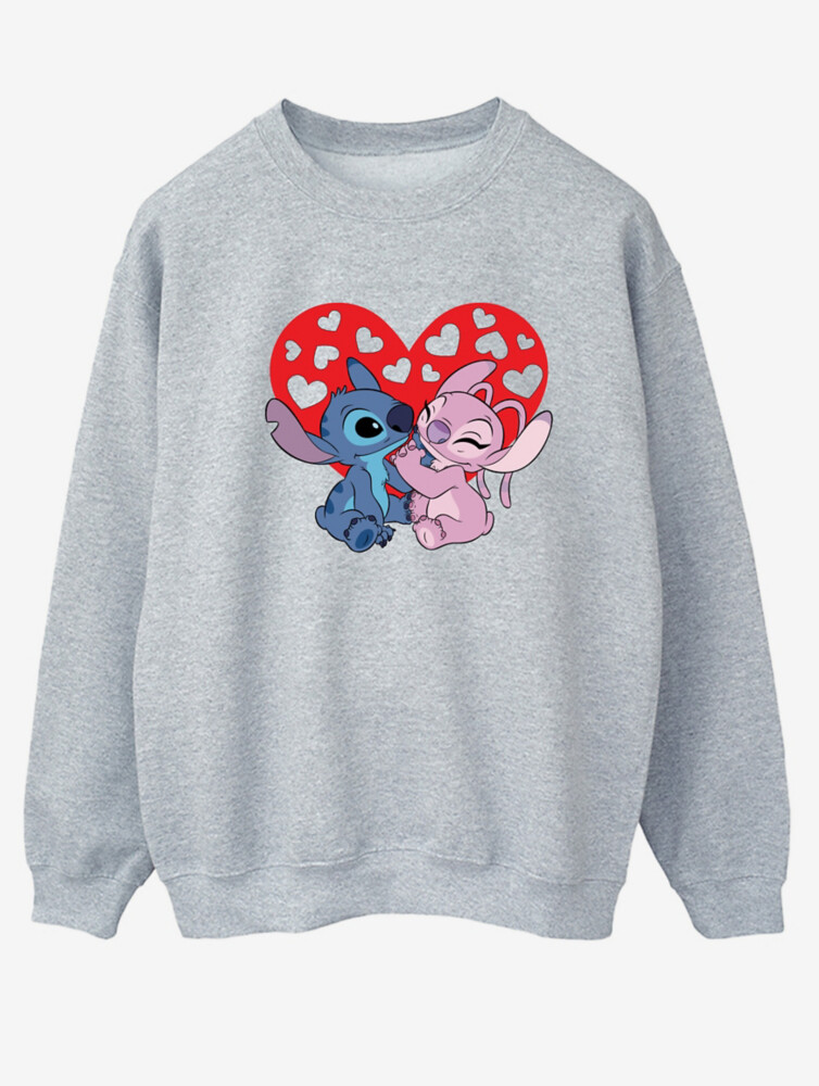 

NW2 Lilo & Stitch Valentines Kids Серая толстовка George., серый
