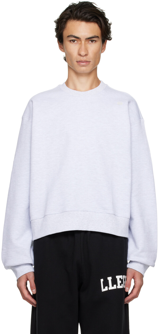 

SSENSE Эксклюзивная серая толстовка с вышивкой Recto, Серый