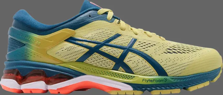 

Кроссовки gel kayano 26 kai 'sour yuzu mako blue' Asics, желтый