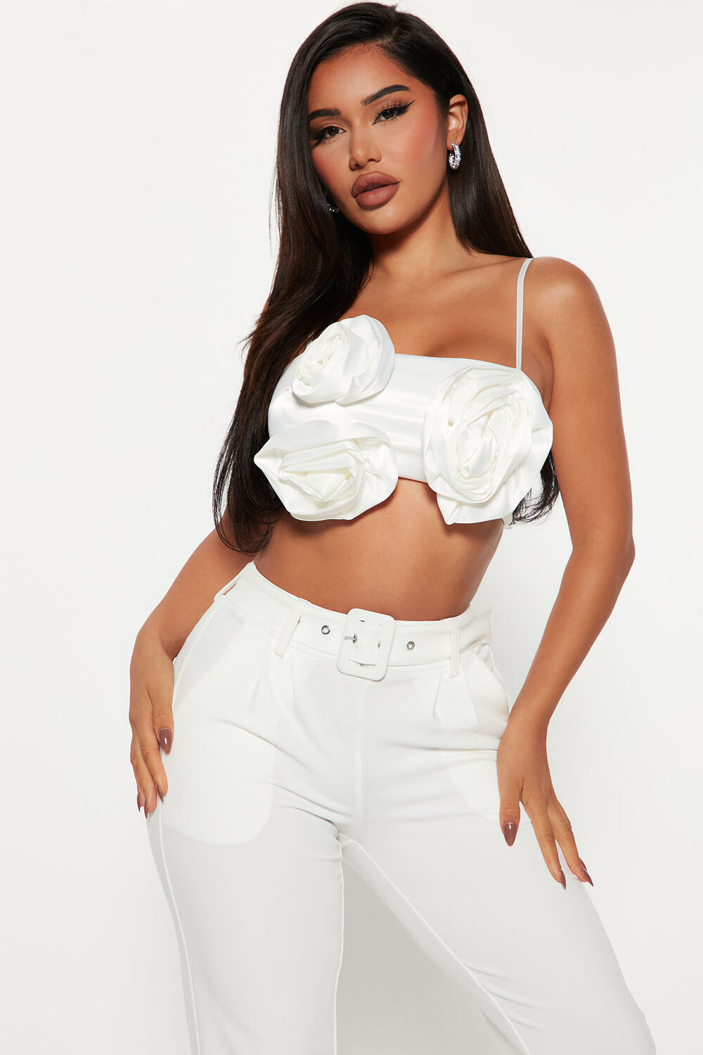 

Топ Fashion Nova BT7027, белый