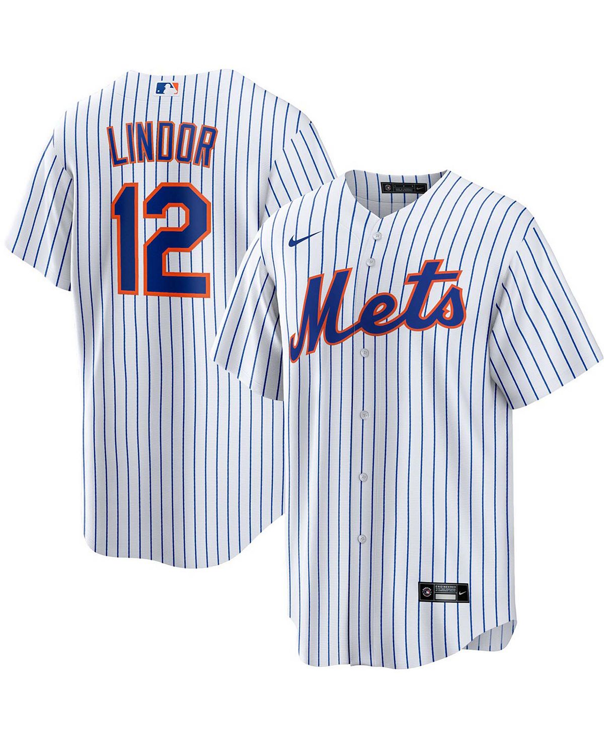 Футболка Nike Men's Francisco Lindor New York Mets Home, белый мужская камуфляжная футболка new york mets team pro standard
