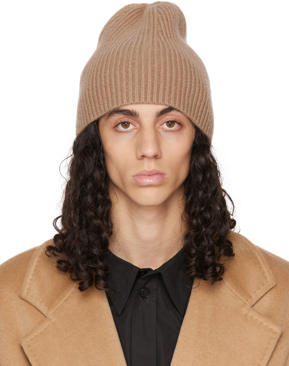 

Бежевая уличная шапка Max Mara