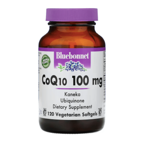 CoQ10 100 мг Витамин Е 120 капсул Bluebonnet Nutrition coq10 убихинол cellularactive 50 мг 60 капсул bluebonnet nutrition