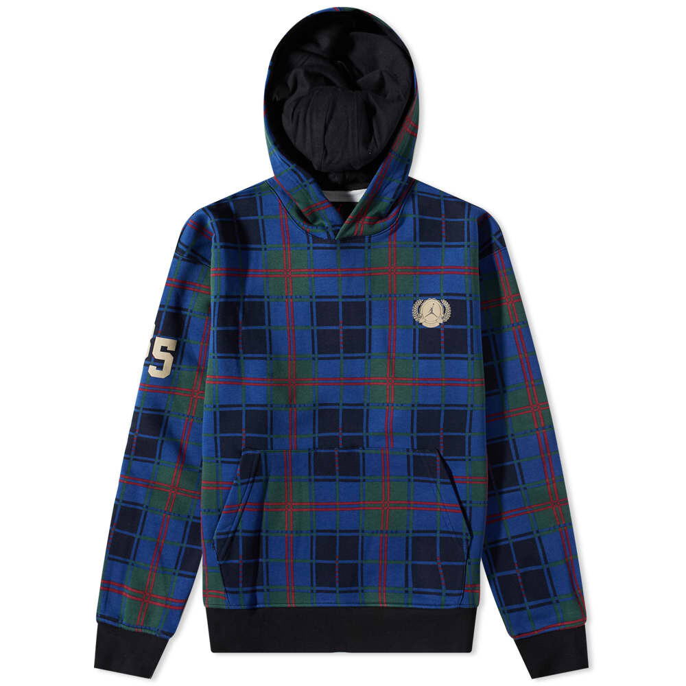 

Толстовка Air Jordan Check Logo Popover, черно-синий