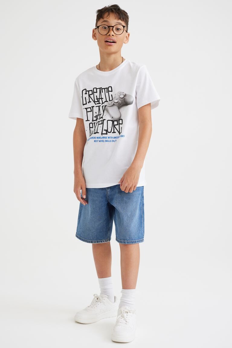 

Хлопковая футболка, 5 шт. H&M