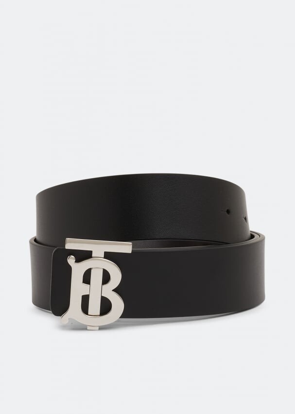 

Ремень BURBERRY Logo buckle belt, черный