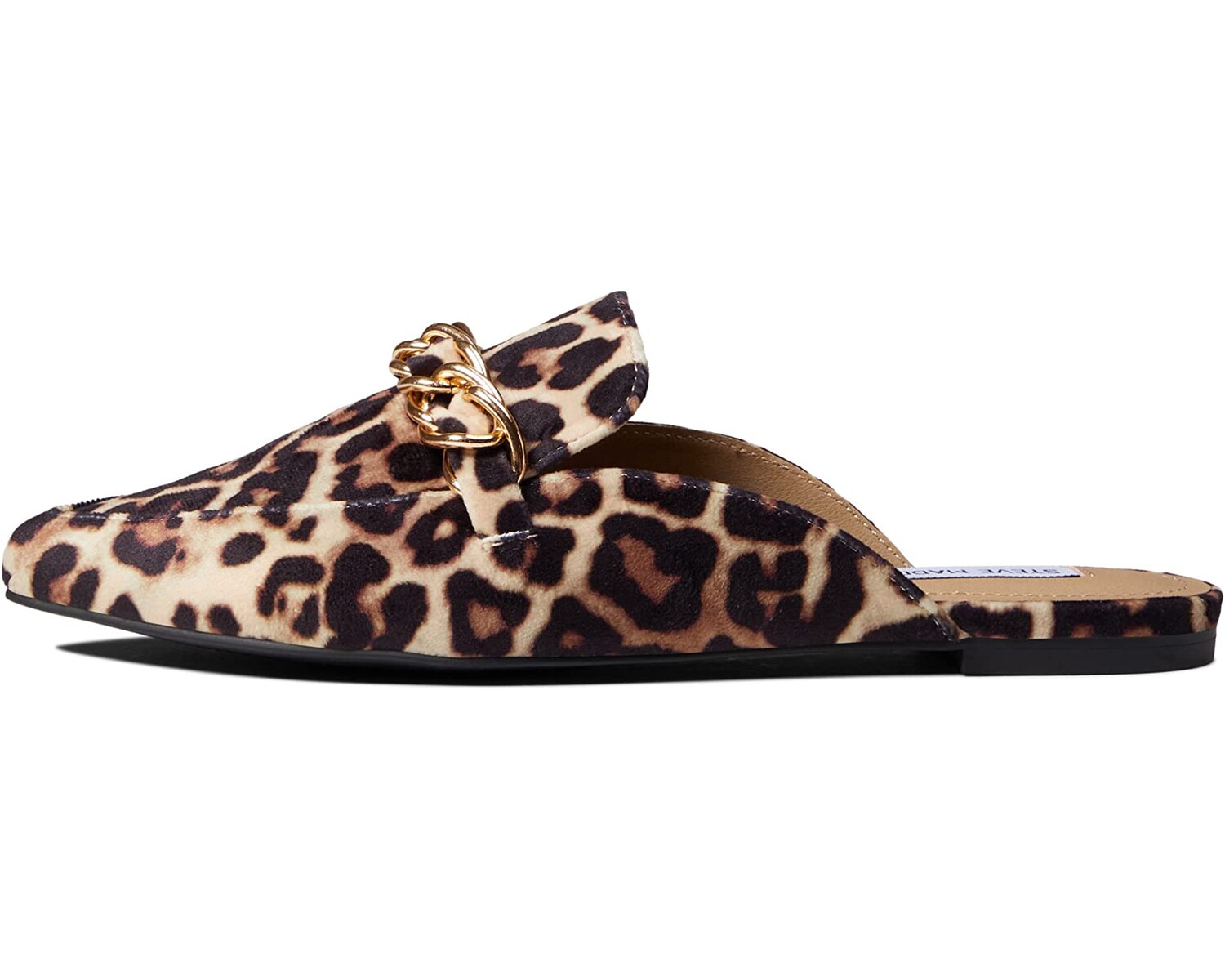 

Лоферы Faine Flat Mule Steve Madden, леопардовый бархат