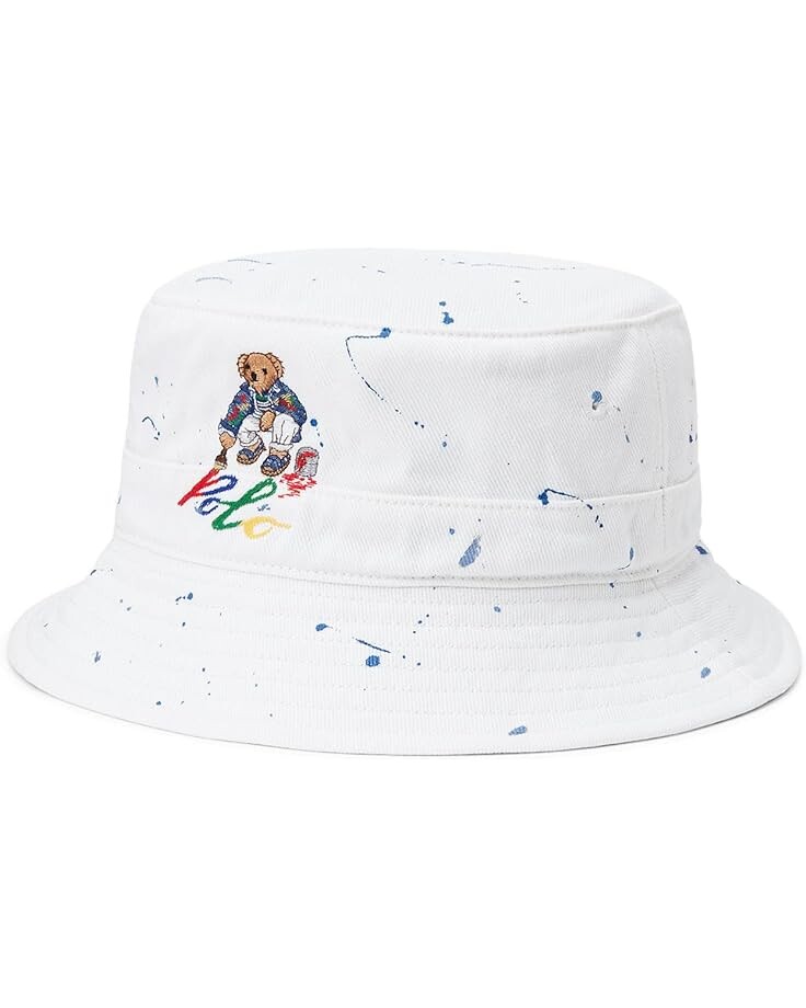 

Панама Polo Ralph Lauren Polo Bear Paint-Splatter, белый