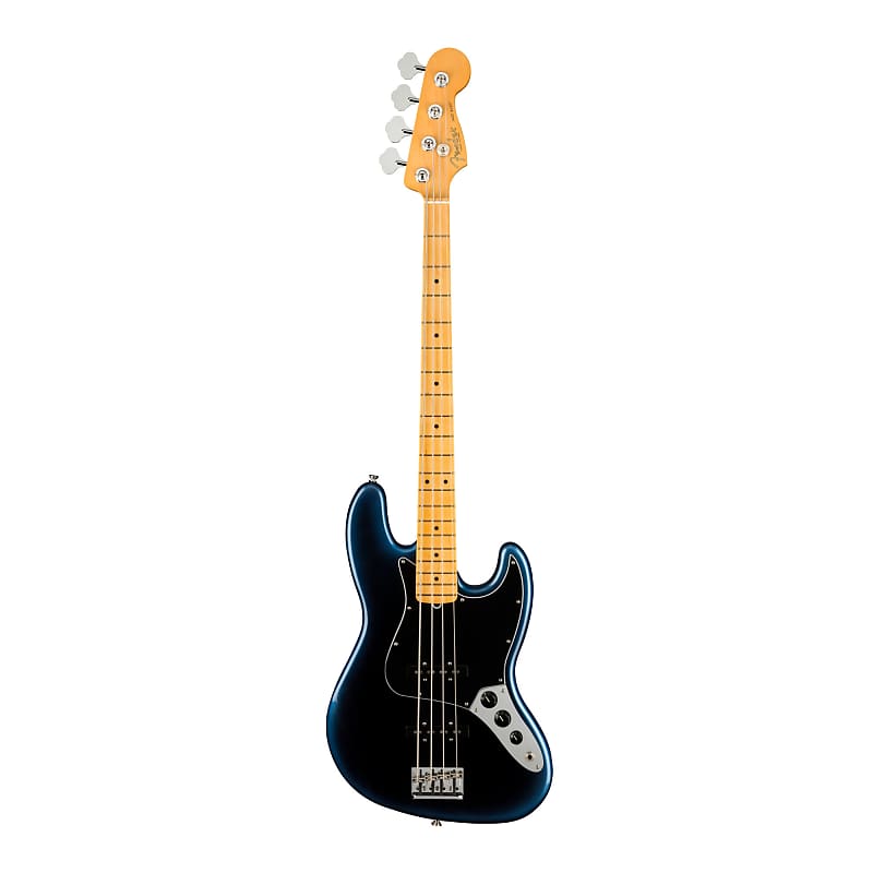цена Fender American Professional II Jazz Bass 4-струнная гитара с кленовой накладкой (для правшей, Dark Night) Fender American Professional II Jazz Bass 4-String Guitar (Dark Night)