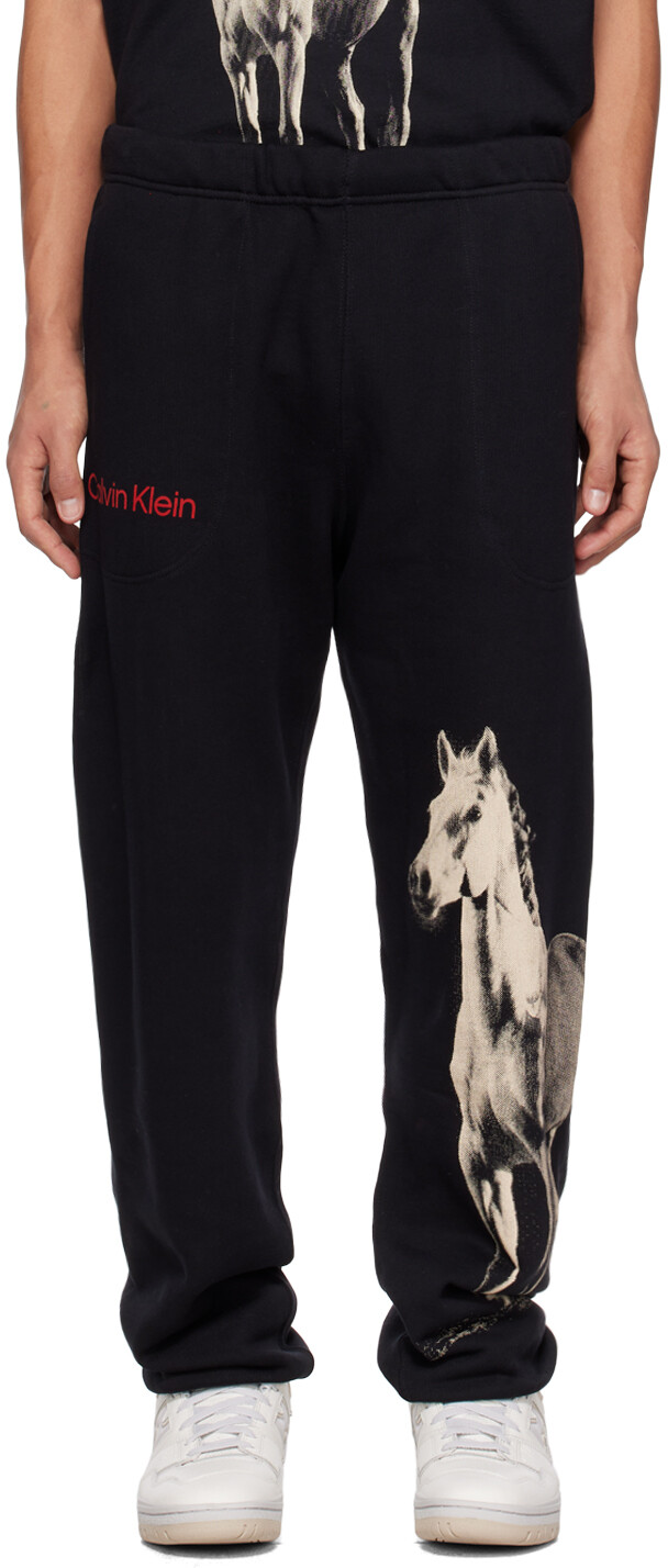 

Черные брюки для отдыха \Dark Horse\"" Calvin Klein