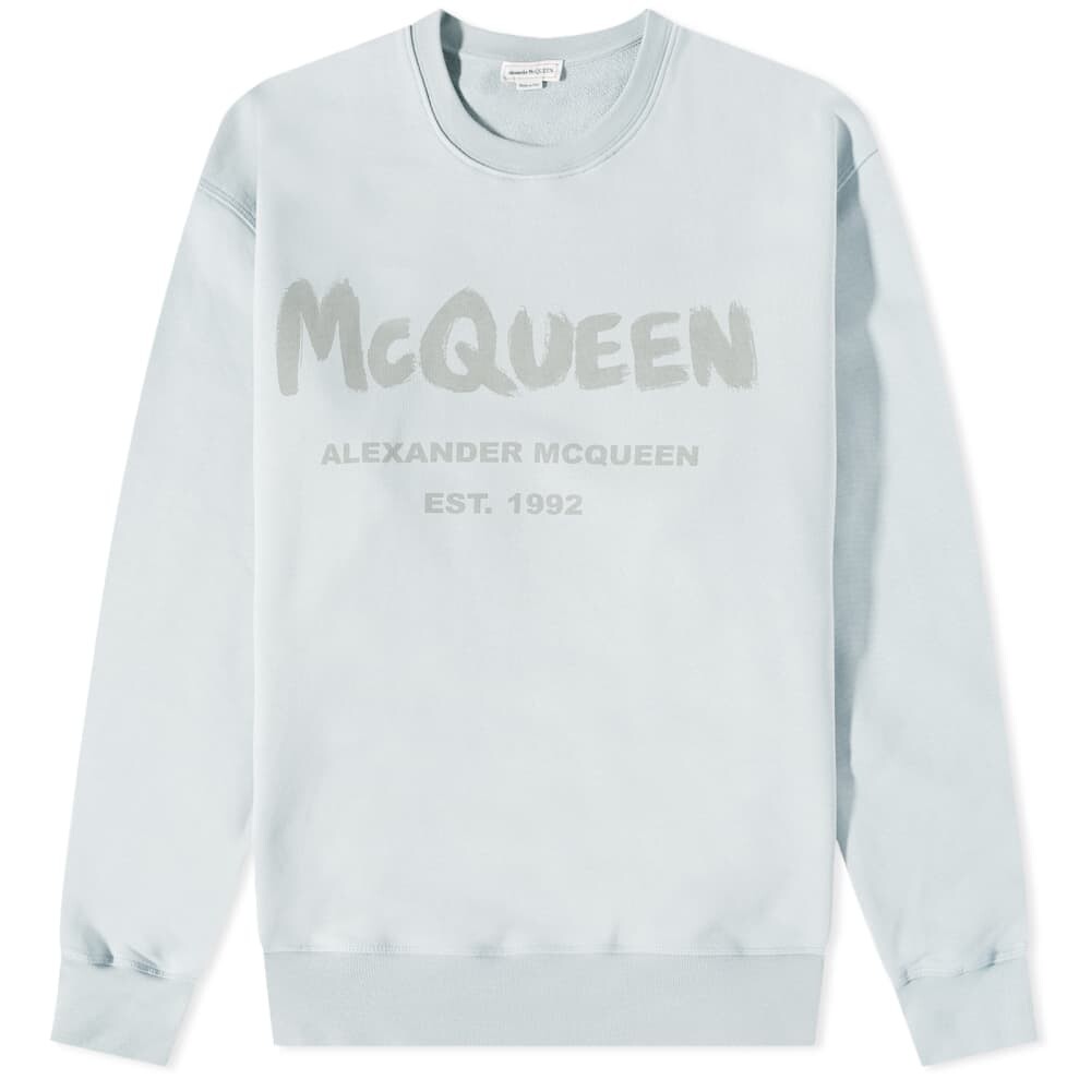 

Толстовка Alexander McQueen Graffiti Crew Sweat