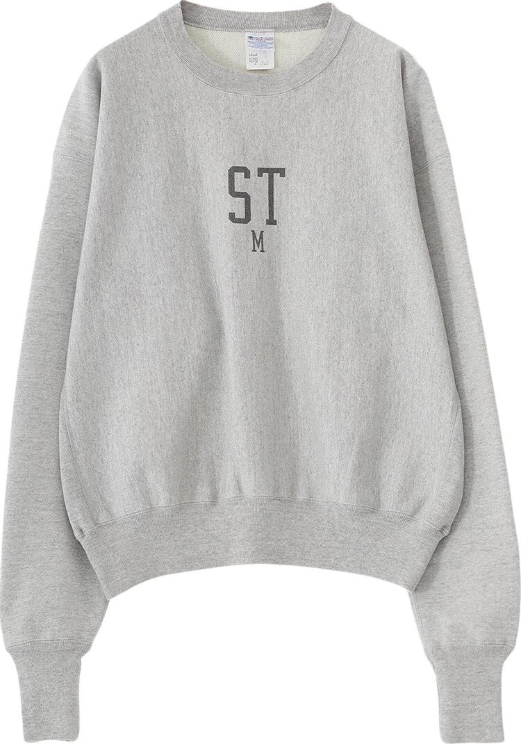 

Толстовка Saint Michael STM Crew Sweatshirt 'Grey', серый