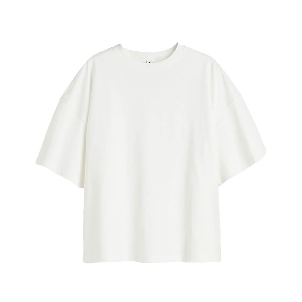 

Футболка H&M Boxy, белый