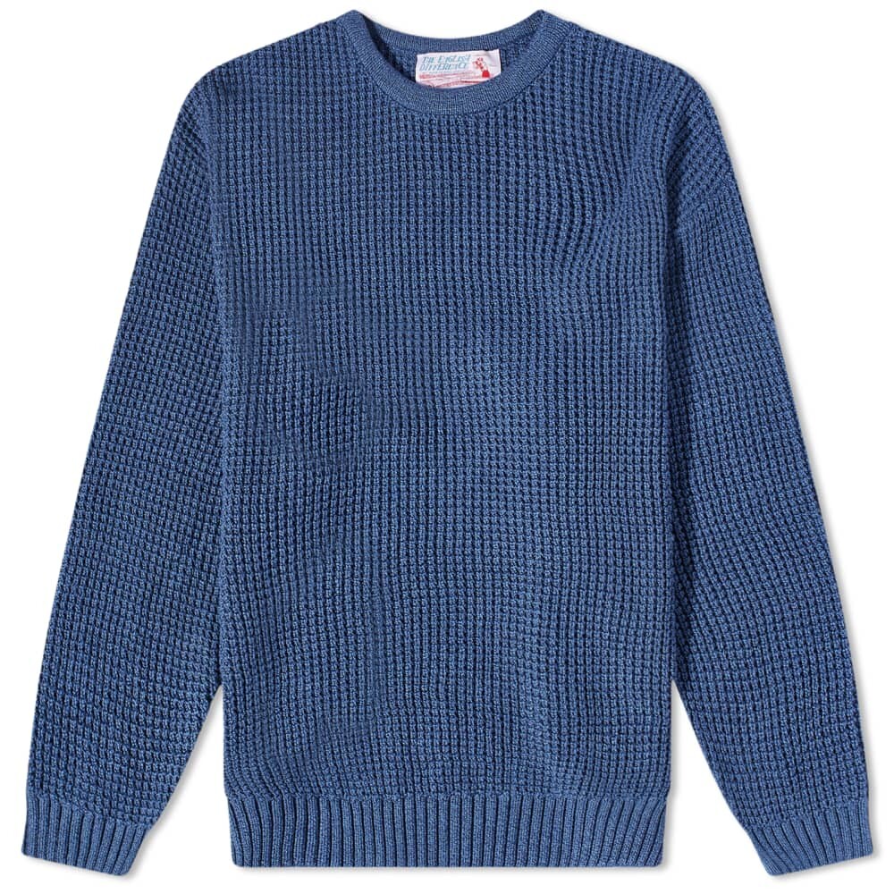 

Толстовка Garbstore Waffle Marl Crew, Синий