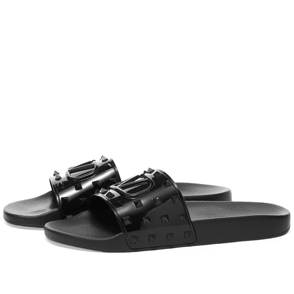 

Шлепанцы Valentino Rockstud Pool Slide